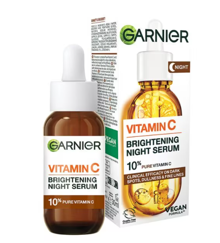 Garnier Night Serum 10% Pure Vitamin C & Hyaluronic Acid