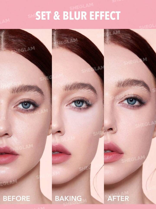 SHEGLAM Insta-Ready Face & Under Eye Setting Powder Duo-Bubblegum