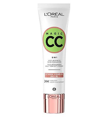 L'Oreal Paris Magic CC Cream, Anti-Redness Formula with Vitamin E and B5, 30ml