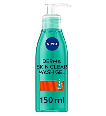 NIVEA Derma Skin Clear Face Wash Gel with Salicylic Acid, 150ml