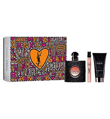 YSL Black Opium Eau de Parfum 50ml Trio Gift Set