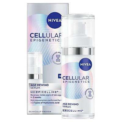 NIVEA Cellular Epigenetics Age Rewind Face Serum with Epicelline, 30ml