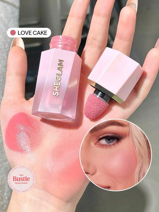 SHEGLAM Color Bloom Liquid Blush Matte Finish-Love Cake