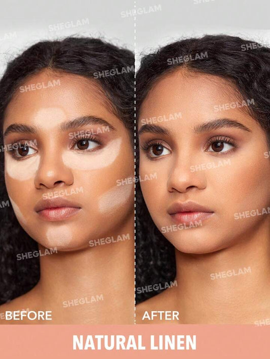 SHEGLAM Insta-Ready Face & Under Eye Setting Powder Duo-Natural Linen
