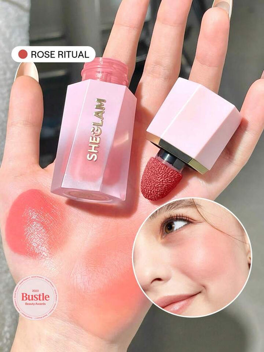 SHEGLAM Color Bloom Liquid Blush Matte Finish-Rose Ritual
