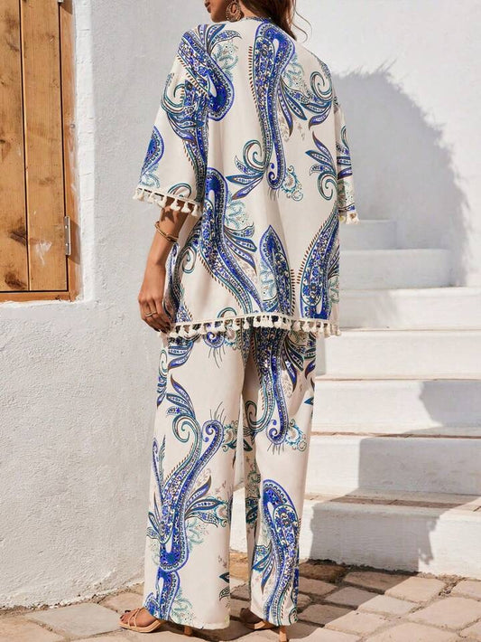 Breezaya Women's Loose Bohemian Style 2pcs Set