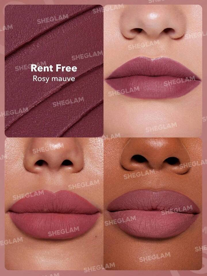 SHEGLAM Dynamatte Boom Long Lasting Matte Lipstick-Rent Free