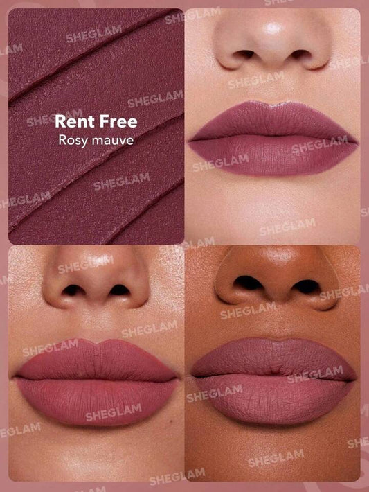 SHEGLAM Dynamatte Boom Long Lasting Matte Lipstick-Rent Free