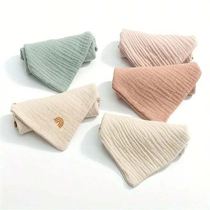 3/5 Packs Baby Muslin Washcloths For Unisex Wash Cloth Set