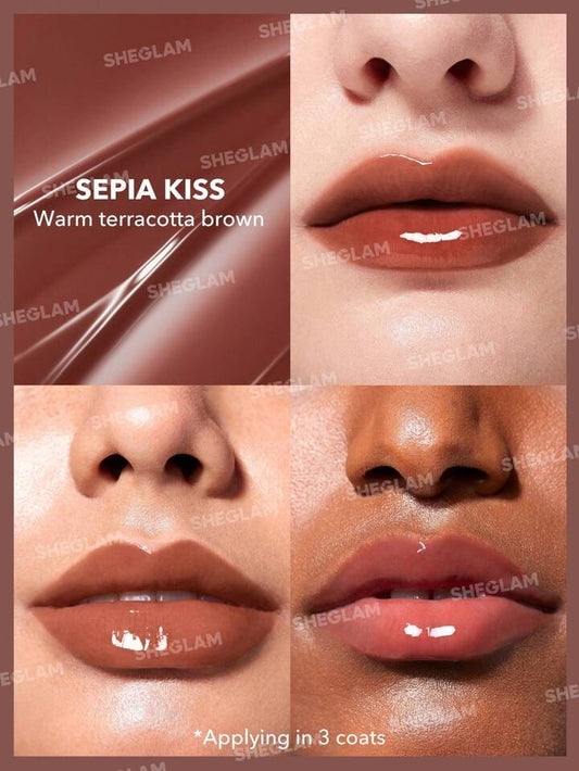 SHEGLAM Pout-Perfect Shine Lip Plumper-Sepia Kiss