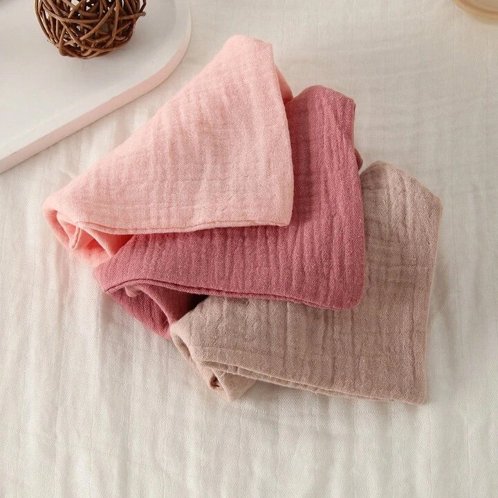 3/5 Packs Baby Muslin Washcloths For Unisex Wash Cloth Set