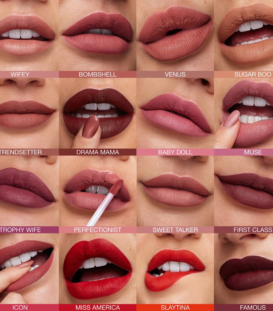 HUDA BEAUTY Liquid Matte Ultra-Comfort Transfer-Proof Lipstick - Venus