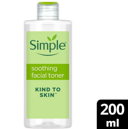 Simple Kind To Skin Soothing Facial Toner 200ml