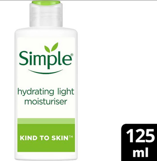 Simple Kind to Skin Hydrating Light Face Moisturiser 125ml