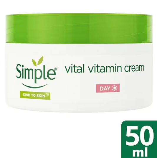Simple Kind To Skin Vital Vitamin Day Cream SPF 15 50ml
