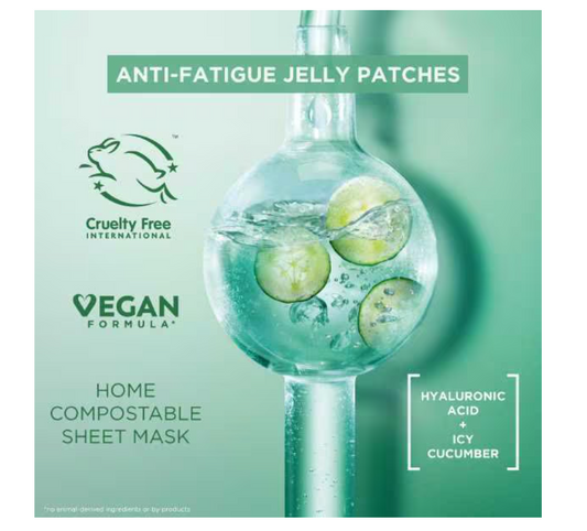 Garnier Hyaluronic Acid & Icy Cucumber Cryo Jelly Eye Mask