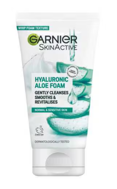 Garnier Skinactive Hyaluronic Aloe Whip Foam Cleanser 150ml