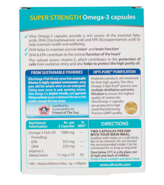 Vitabiotics Ultra Omega-3 x 60
