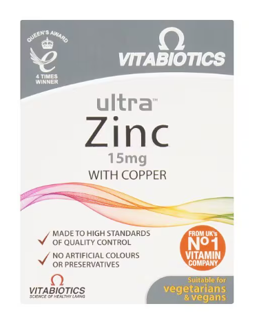 Vitabiotics Ultra Zinc X 30 tablets