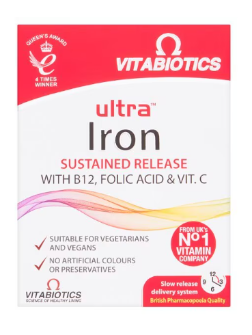 Vitabiotics Ultra Iron X 30 tablets