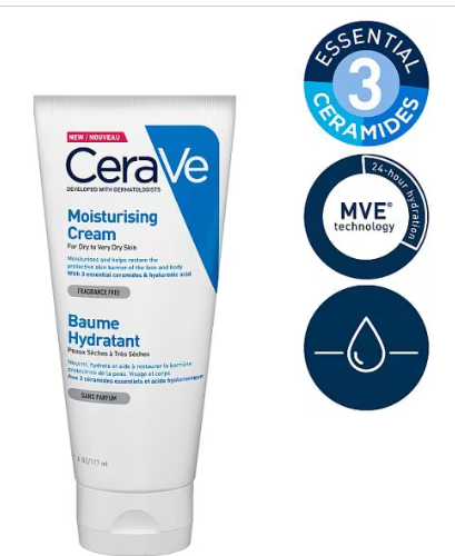 CeraVe Moisturising Cream - Dry to Very Dry Skin 177ml