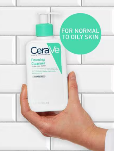 CeraVe Foaming Cleanser Normal to Oily Skin 236ml