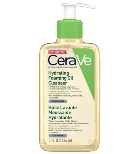 CeraVe Hydrating Foaming Oil Cleanser - Very Dry Skin 236ml