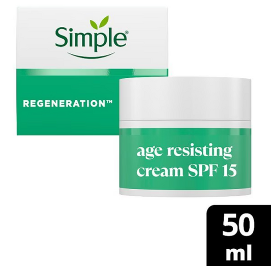 Simple Age Resisting Day Cream Spf15 50Ml