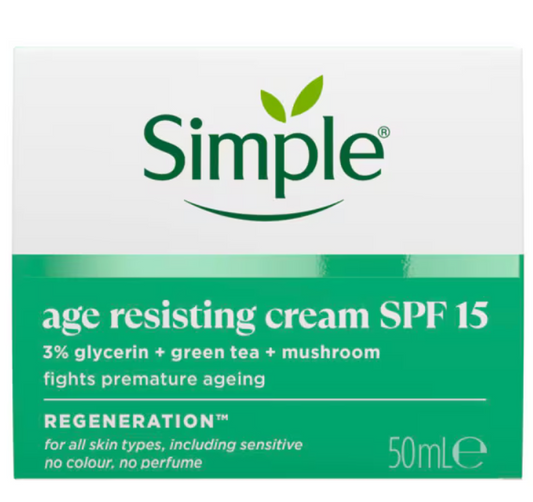 Simple Age Resisting Day Cream Spf15 50Ml