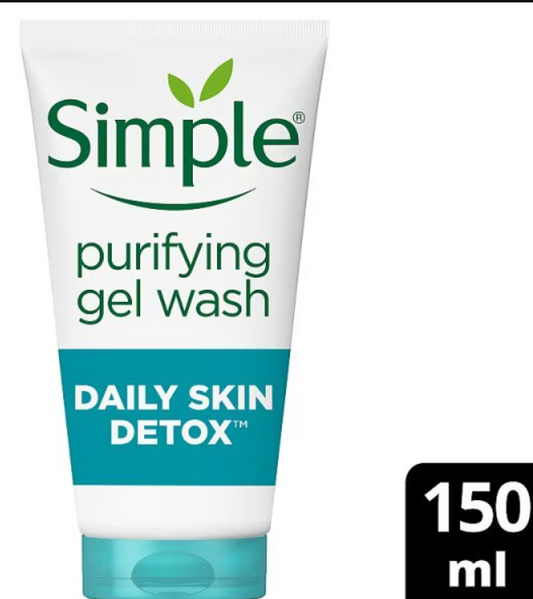 Simple Daily Skin Detox Purifying Facial Wash 150ml