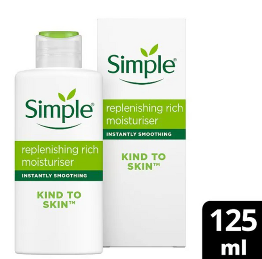 Simple Kind to Skin Replenishing Rich Face Moisturiser 125ml