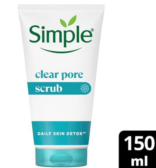 Simple Daily Skin Detox Clear Pore Scrub 150ml