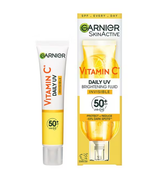 Garnier Vitamin C UV Brightening Fluid Invisible SPF50+ 40ml