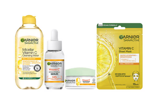 Garnier Vitamin C Brightening Essentials Bundle