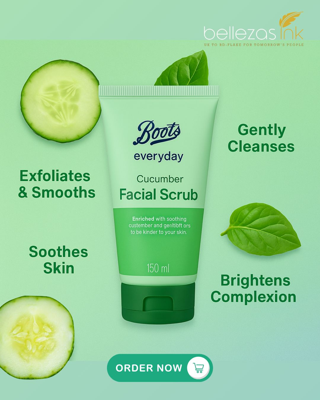 Boots Everyday Cucumber Facial Scrub